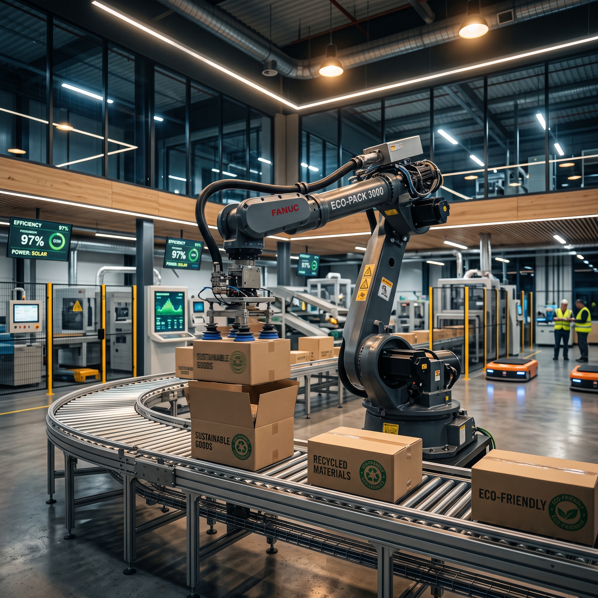 GreenPack automated packaging production line — Heidelberg 5-color offset press in 20,000 sqm facility